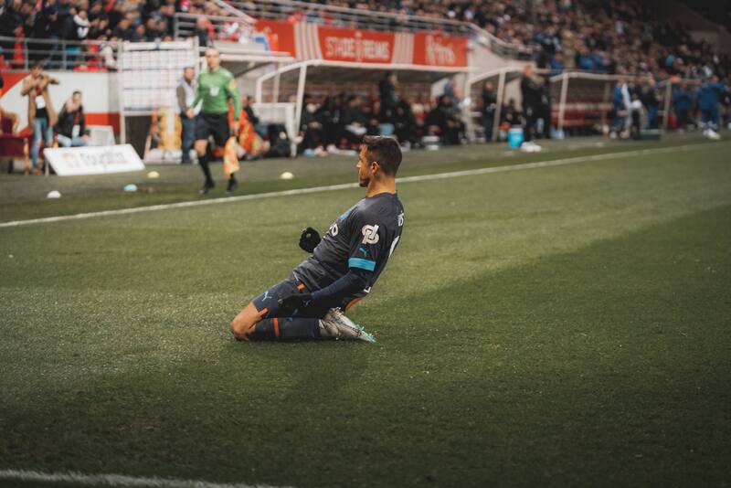 Alexis Sánchez acumula 12 goles en la Ligue 1 con el Marsella.