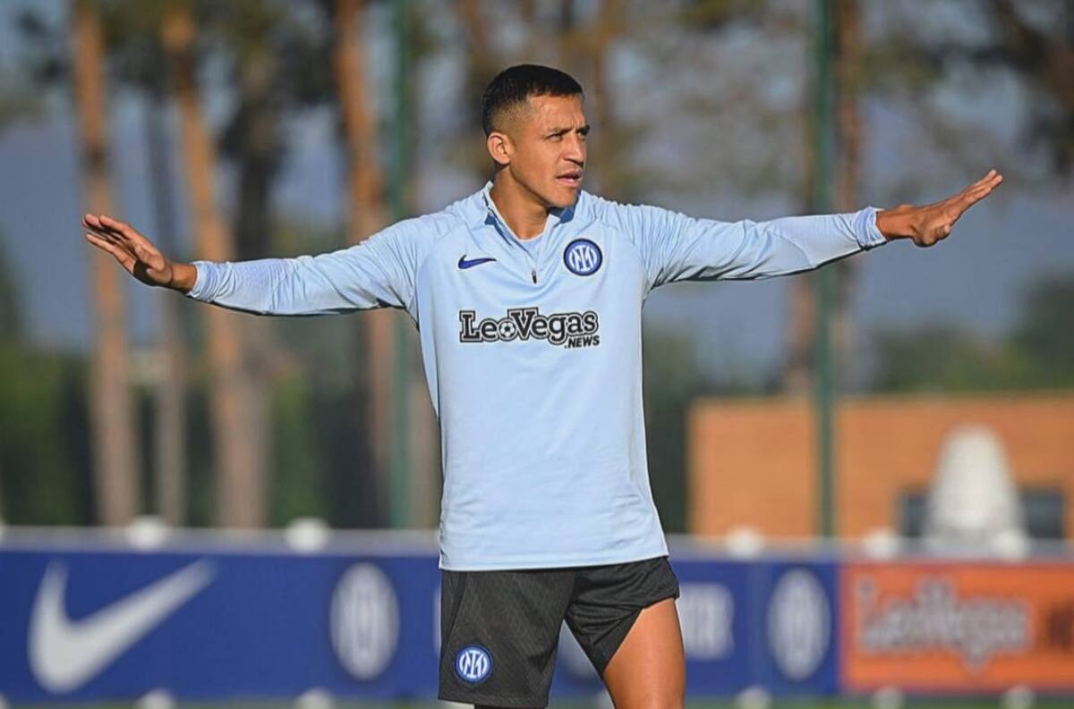 El delantero en el Inter de Milán. Foto: Instagram Alexis Sánchez.