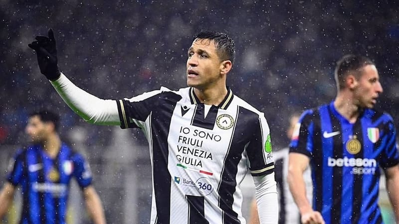 Todo indica que el Niño Maravilla se despedirá del Udinese al finalizar la temporada. Foto: @alexis_officia1