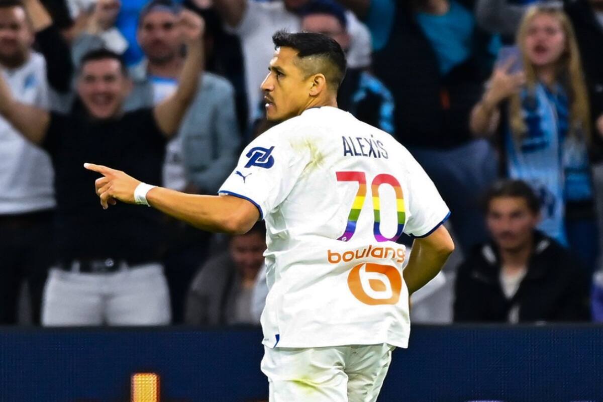 Alexis Sánchez termina contrato con el Olympique de Marsella el 30 de junio. Foto: @OM_Officiel