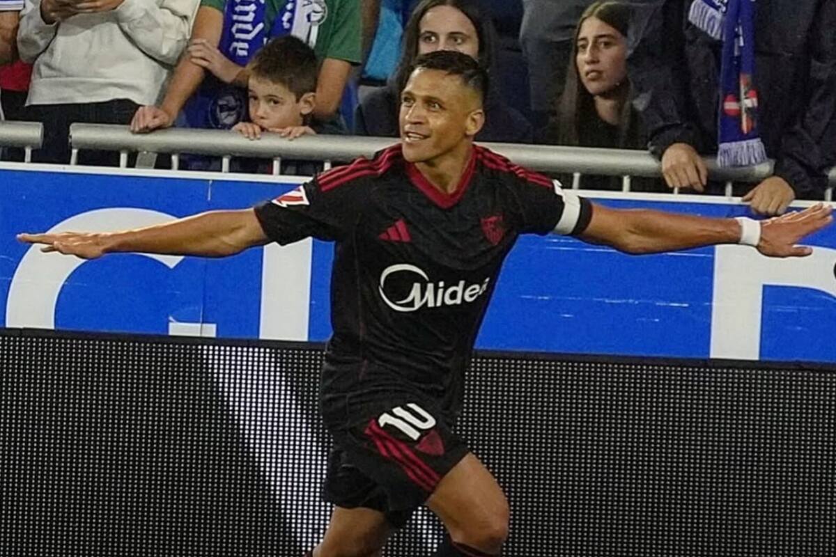 El tocopillano es el talismán del Sevilla. Con él en cancha, los hispaleneses solo han perdido una vez. Foto: @alexis_officia1