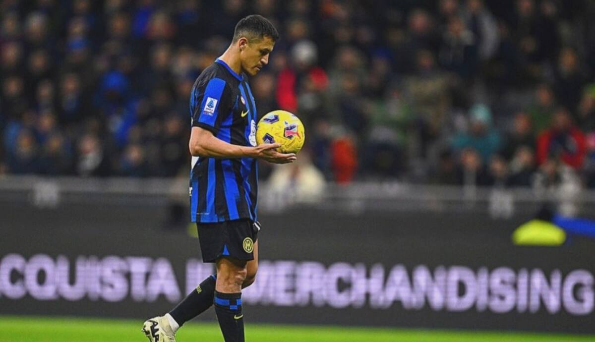 El chileno se despidió del cuadro italiano en un posteo de Instagram. Créditos: @alexis_officia1.