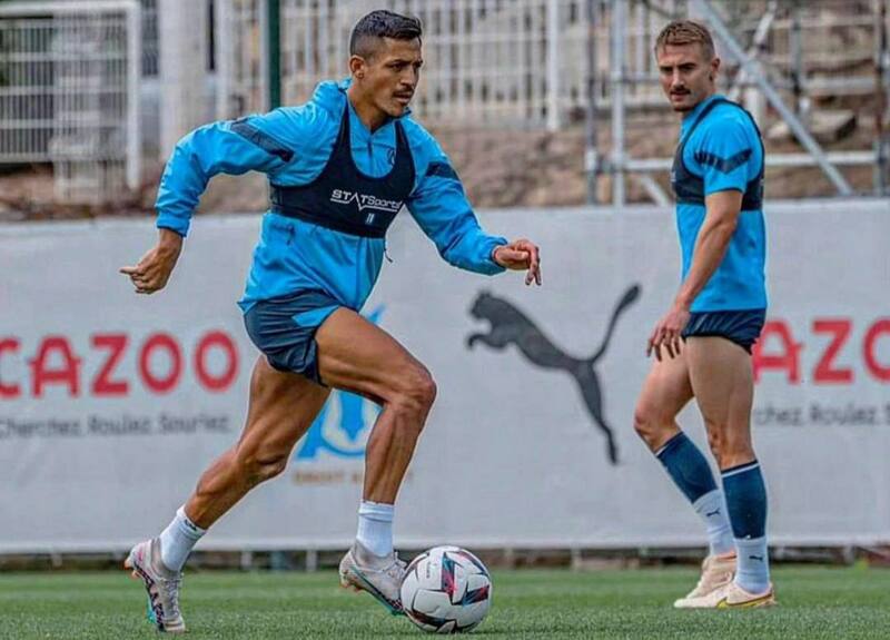 El goleador histórico de La Roja y su impresionante estado físico en el Olympique de Marsella. Foto: Instagram Alexis Sánchez.