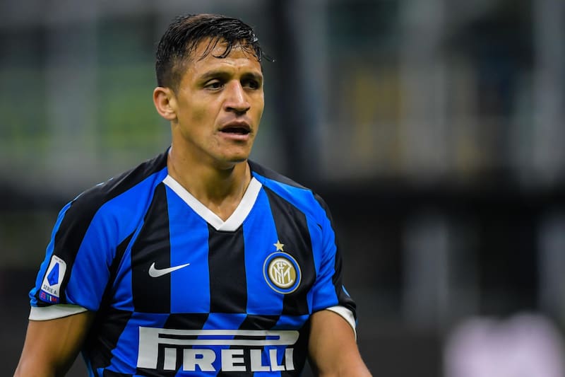 Alexis Sánchez anotó 20 goles y entregó 23 asistencias en sus tres temporada con el Inter de Milán