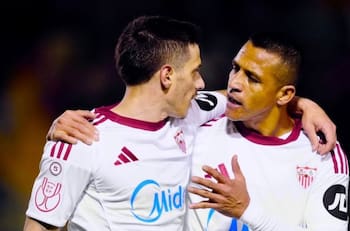 Con un regañón Alexis Sánchez: el Sevilla vence al Extremadura y avanza en la Copa del Rey