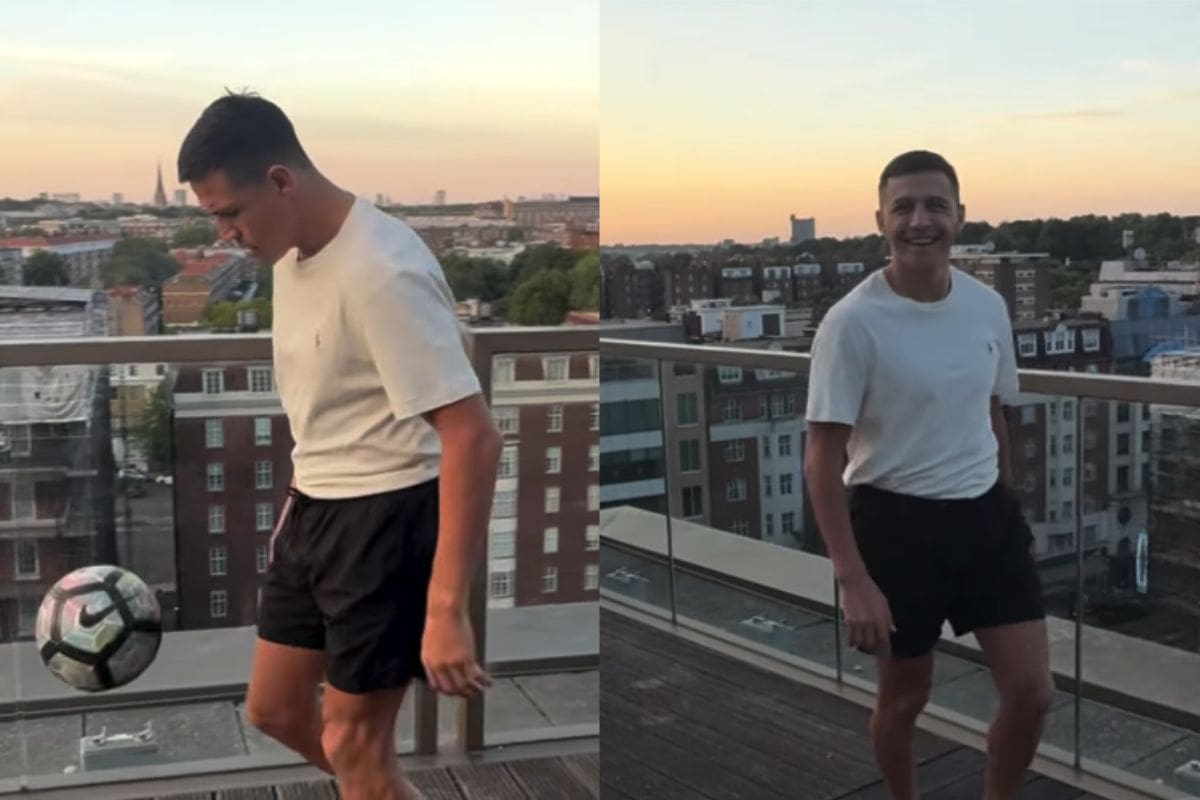Entrenando en Londres.