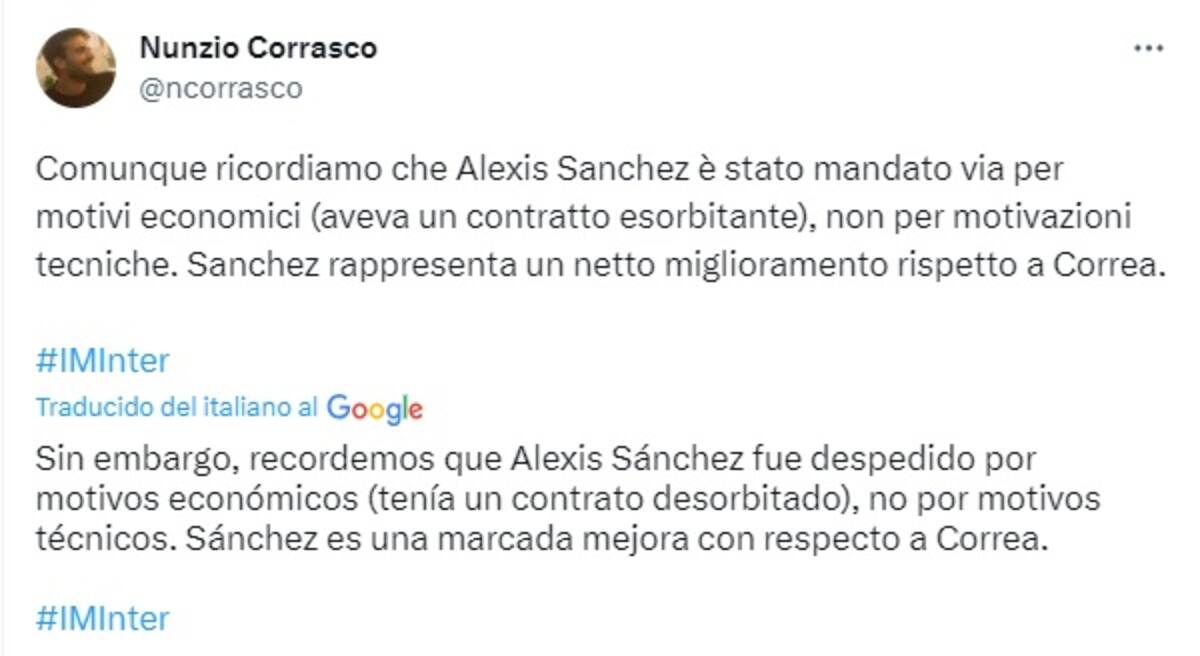 El seleccionado chileno está cada vez más cerca de Inter de Milán.