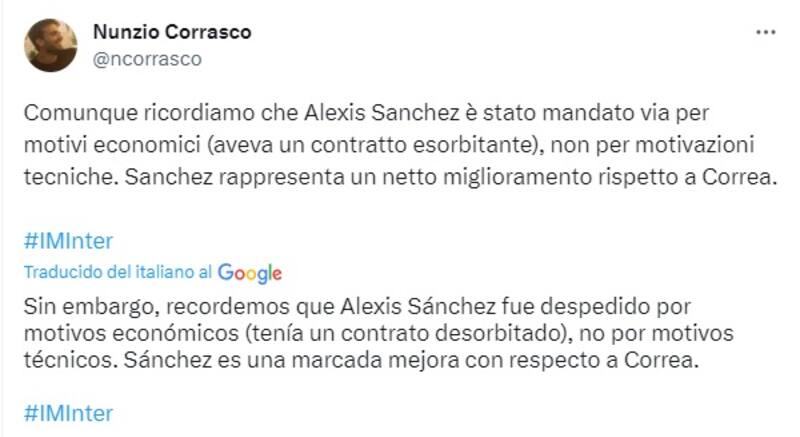 El seleccionado chileno está cada vez más cerca de Inter de Milán.
