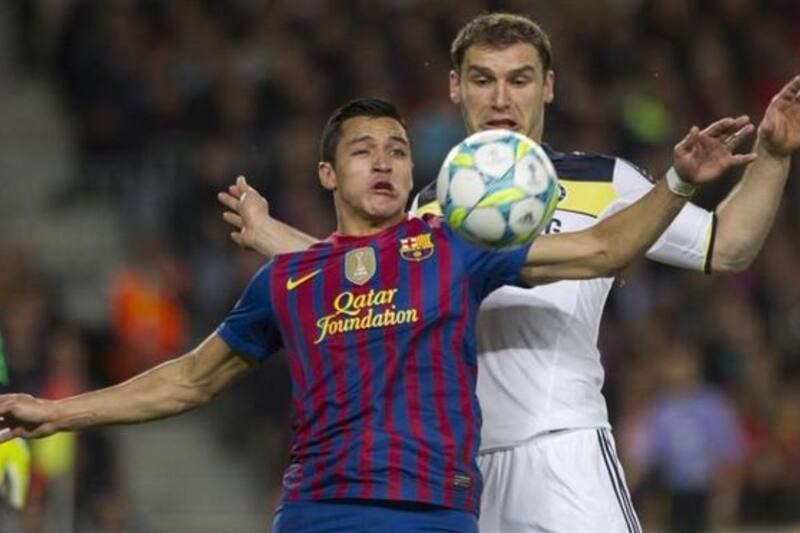 en las semifinales de la Champions League 2011-2012.