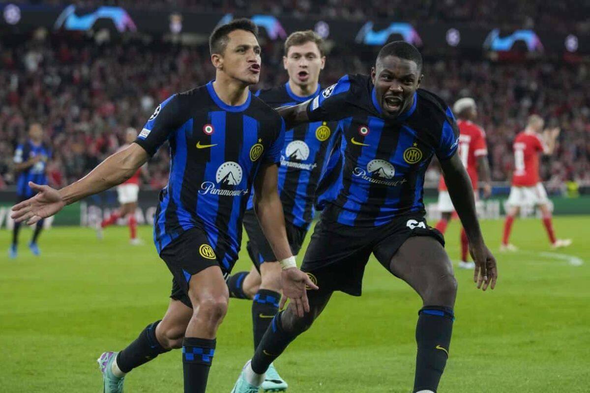 El delantero chileno lleva dos goles en Champions League en este regreso al Inter.