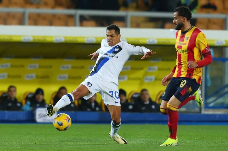 Alexis Sánchez brilló en la goleada de Inter ante Lecce por 4-0.