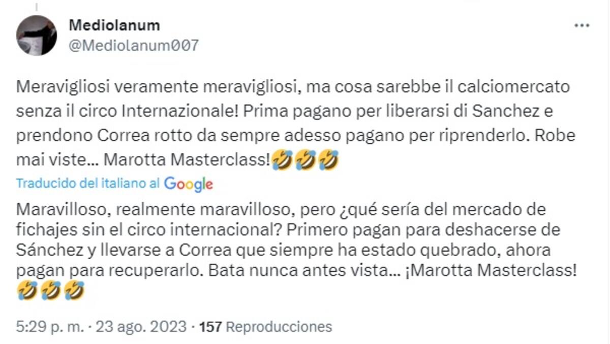 El seleccionado chileno está cada vez más cerca de Inter de Milán.