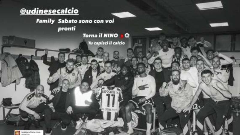 Alexis Sánchez avisó que a partir del sábado 14 de diciembre, formará parte de las convocatorias del Udinese.