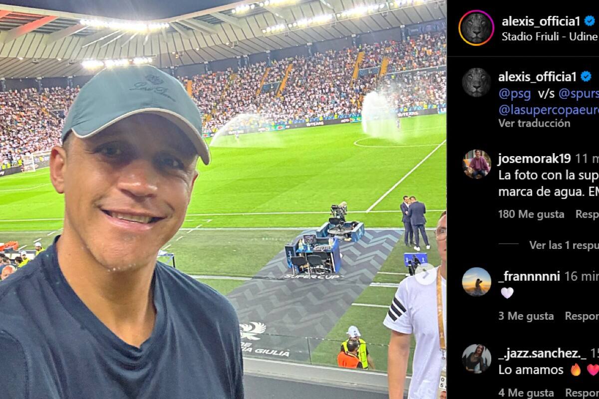 Alexis Sánchez en Instagram.