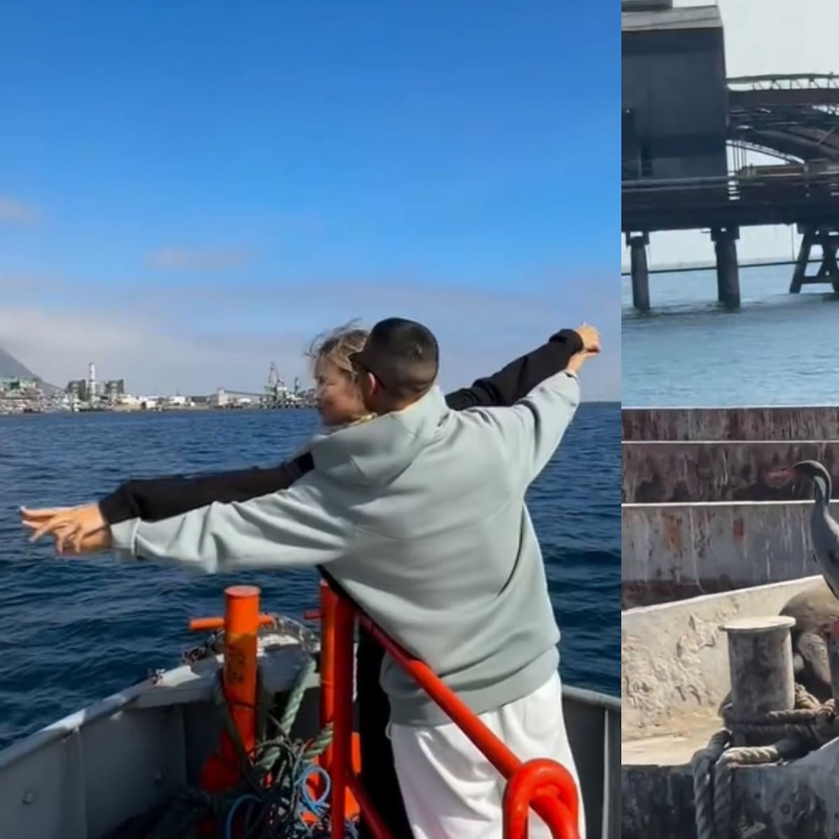 VIDEO | El lado más romántico de Alexis Sánchez: haciendo el Titanic y comiendo pescado en medio del mar