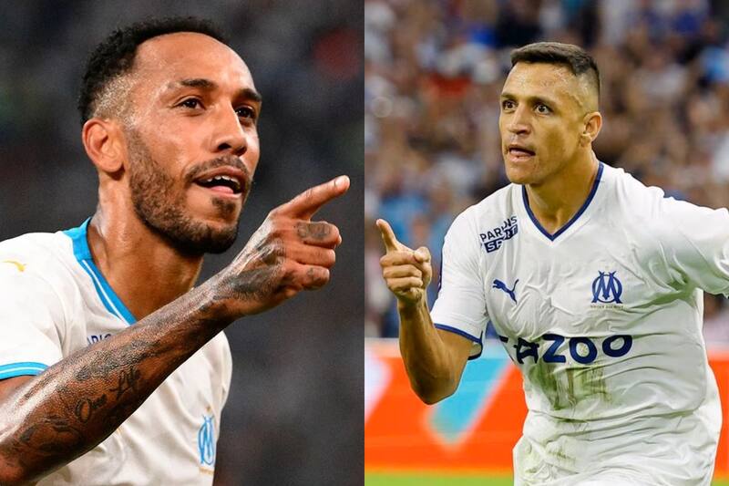Aubameyang gana 150 mil euros más que Alexis Sánchez en el Marsella.