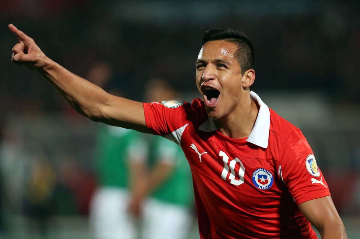 En 2012 Alexis Sánchez jugó algunos partidos de La Roja con la camiseta número '10'.