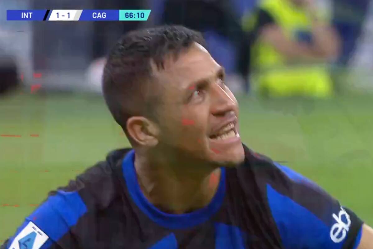 casi marca un golazo.