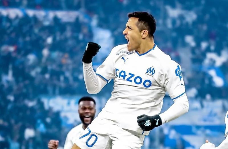 Las mejores temporadas de Alexis Sánchez en Europa. Foto: Olympique de Marsella.