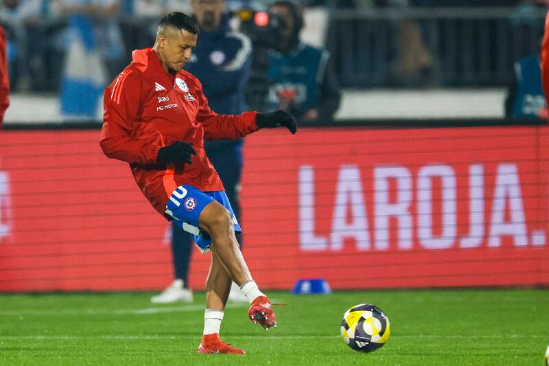 Alexis Sánchez en Chile vs Argentina. Agencia Aton
