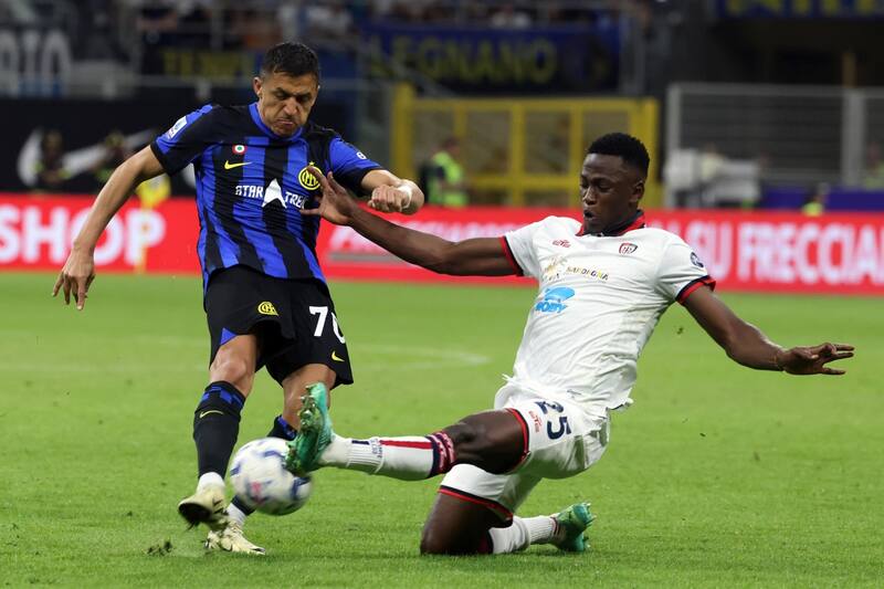 Alexis Sánchez, Inter de Milán vs Cagliari. EFE