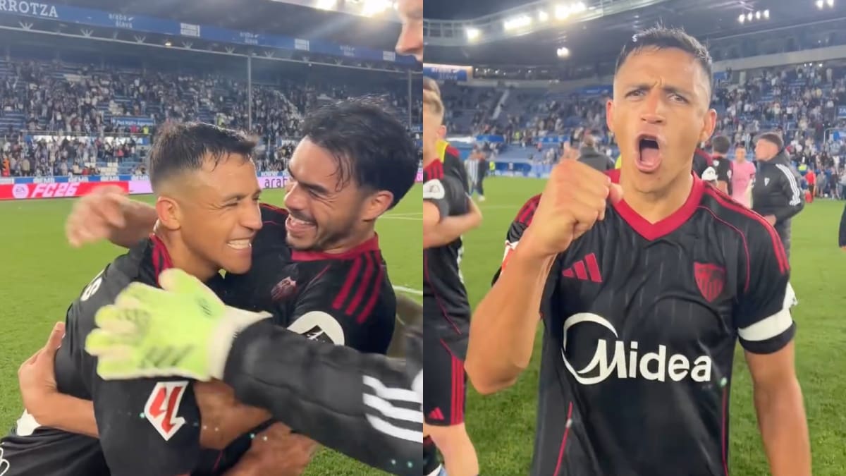 VIDEO | “Vamos con...”: así fue la gran celebración de Alexis Sánchez y Gabriel Suazo en Sevilla
