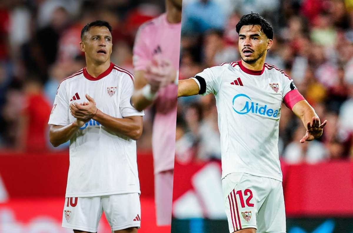 Preguntaron a los hinchas del Sevilla si Aléxis Sánchez y Gabriel Suazo debían seguir en el plantel y así respondieron