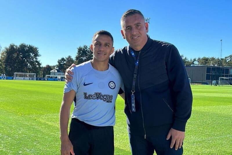 Reunión de cracks en Appiano Gentile. El nacido en Cartagena se impregna de la realidad del Inter de Milán. Foto: Instagram Jaime García.