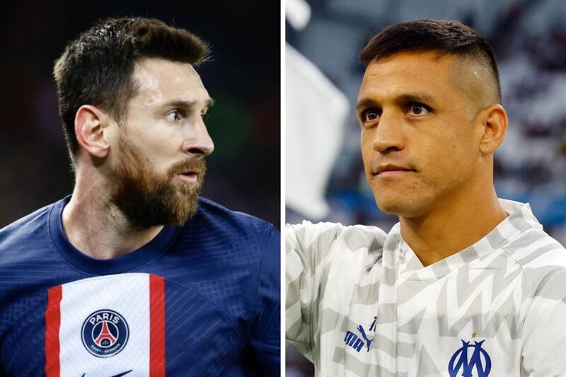 Alexis Sánchez y Lionel Messi se enfrentan en Francia por la Ligue 1