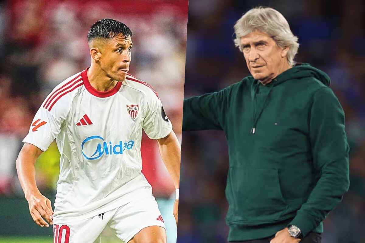 Habrá duelo de chilenos en Sevilla este domingo. Foto: Instagram Alexis / EFE