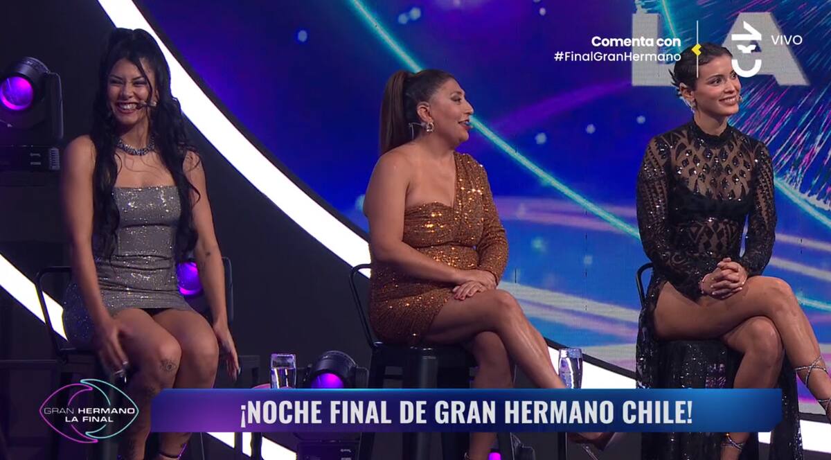 Las tres finalistas de "Gran Hermano" Chile.