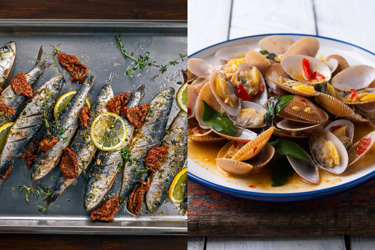 Conoce los productos del mar recomendados.