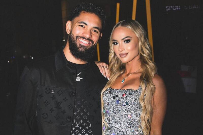 Alisha Lehmann con su novio Douglas Luiz. Foto: Instagram