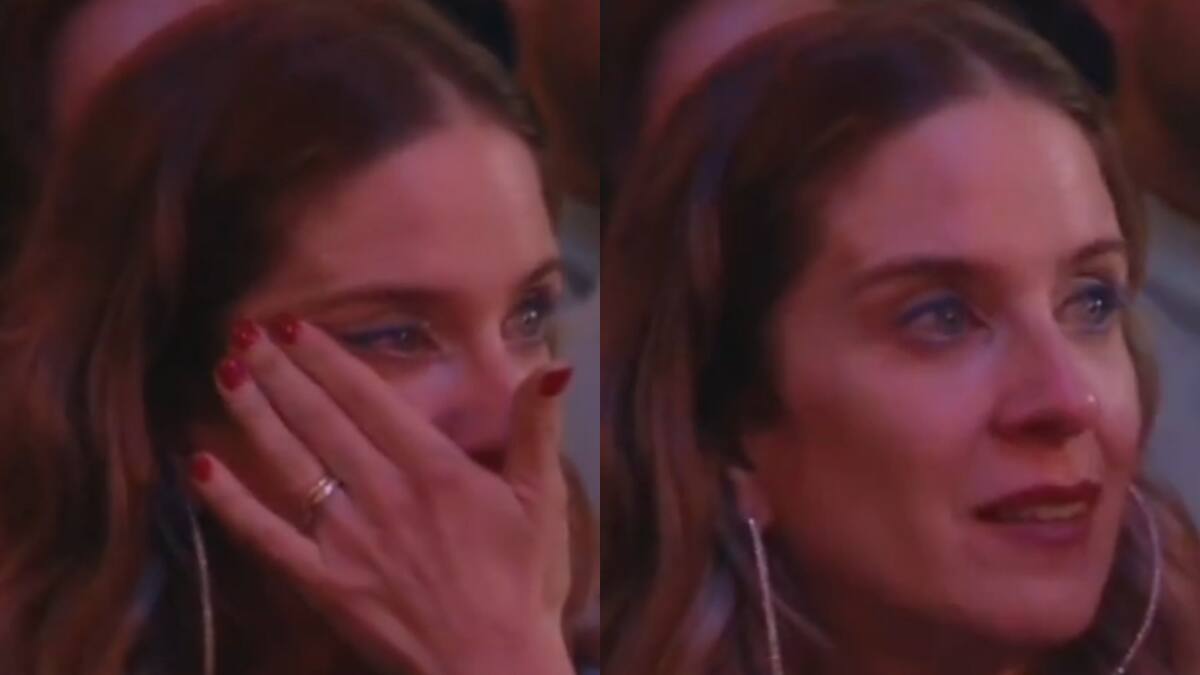Pedían Gaviota de Platino: La emoción de Alison Mandel ante el inmenso cariño recibido por Pedro Ruminot en Viña 2025