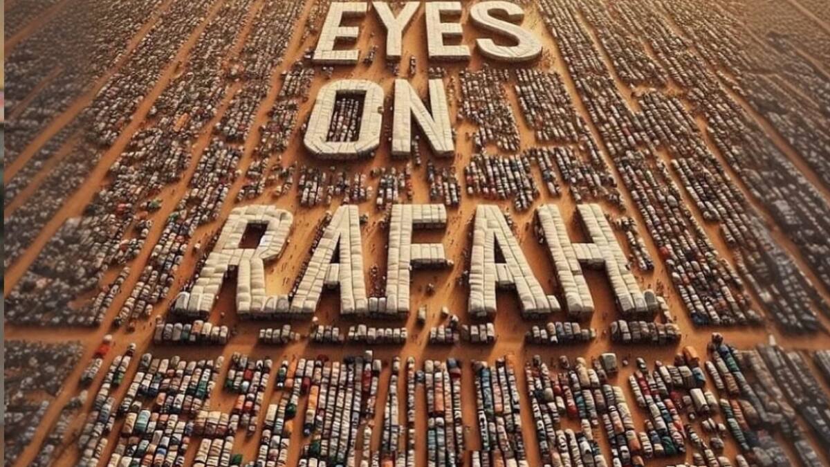 “All eyes on Rafah”: Este es el significado de la foto que todos los famosos han compartido en redes sociales