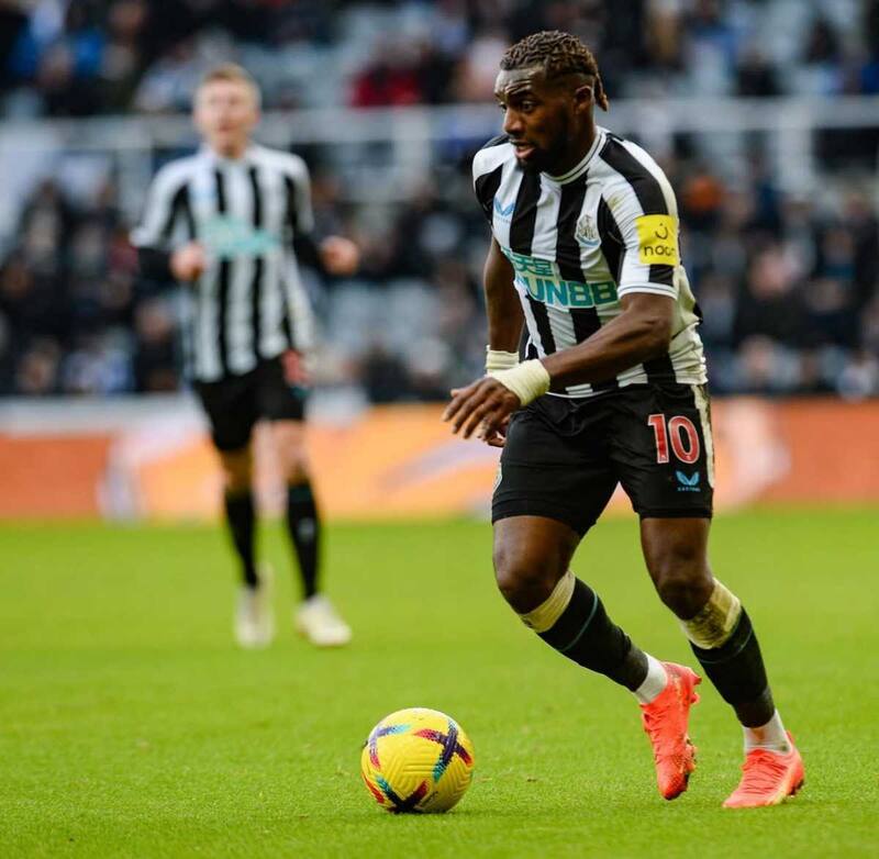 En sus mejores días en Newcastle.