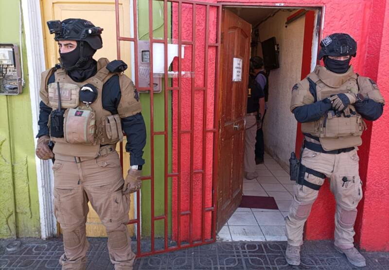 Allanamiento en Calama | Foto: Fiscalía