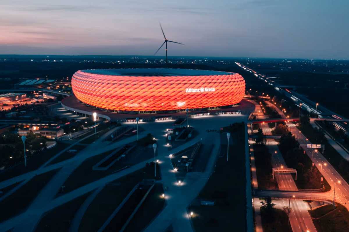 El estadio del Bayern es la sede de la final.