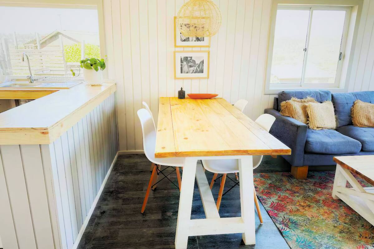 Cómodas posadas ideales para arrancar de la ciudad. Créditos: airbnb.cl