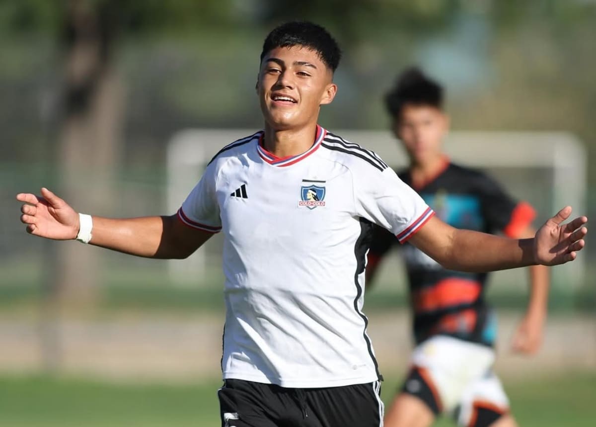 será blindado por Colo Colo. Foto: @Colocolofutboljoven.