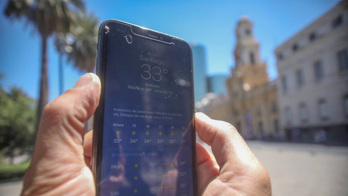 Tras máximas de 33°C este miércoles: ¿Cómo seguirá el clima el resto de la semana en Santiago?