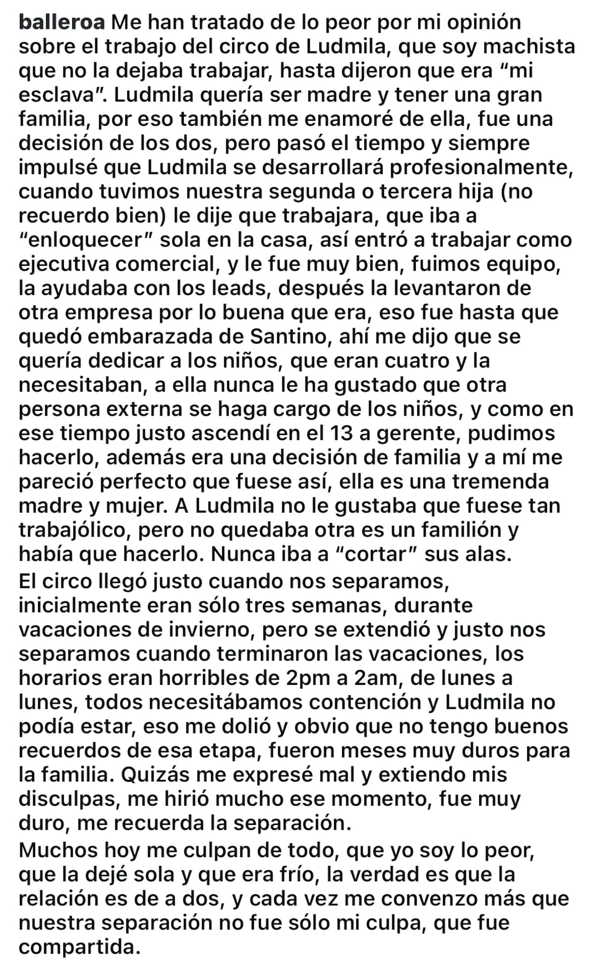 El empresario alzó la voz tras las críticas por sus dichos.