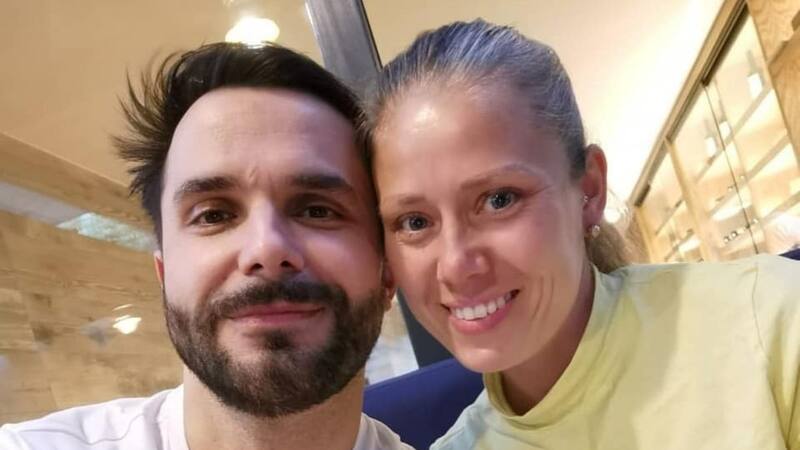 A través de su cuenta de Instagram, el exchicoreality compartió distintos clips de su performance junto a su ahora esposa.