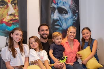 Así de grandes están los hijos de Álvaro Ballero y Ludmila Ksenofontova