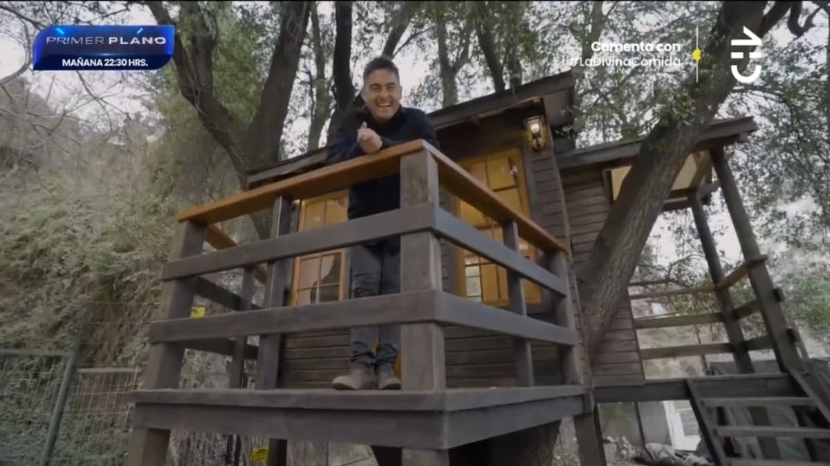 Cocinando en la naturaleza: Así es la casa de Álvaro Barrientos
