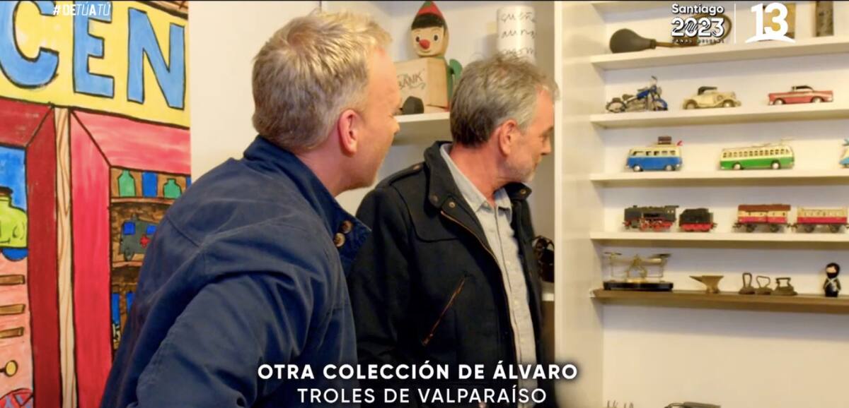 Mostró su colección de autos / Canal 13