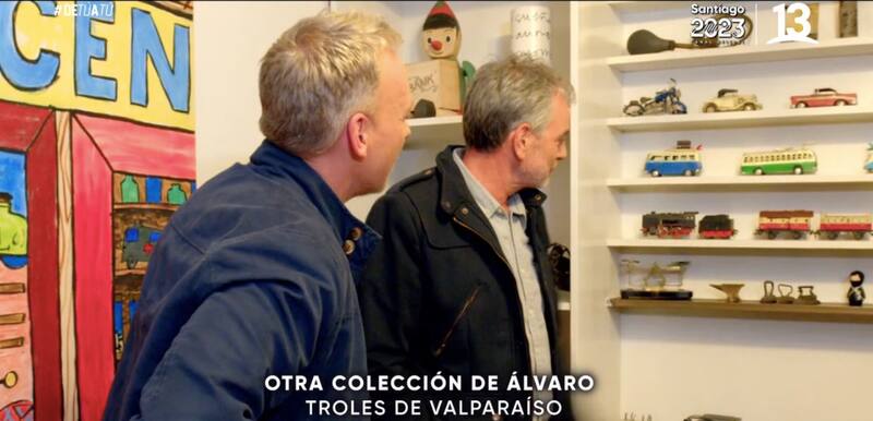 Mostró su colección de autos / Canal 13