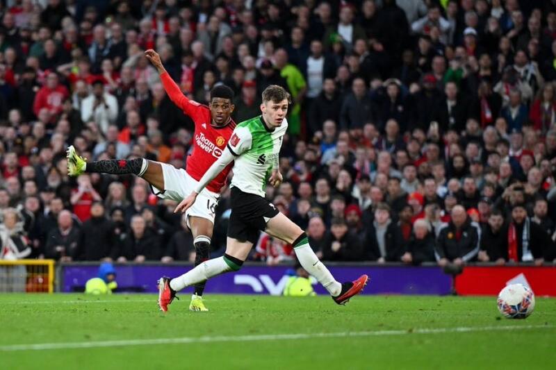 marcó el gol del triunfo de Manchester United sobre Liverpool en la FA Cup