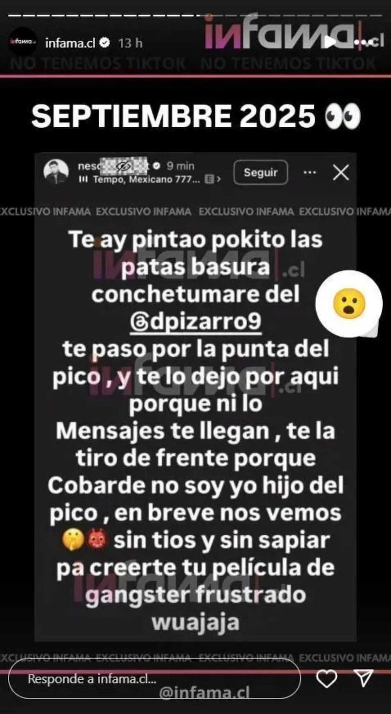 Por este tipo de hechos ha hecho noticia el jugador estas semanas. Foto: Captura Infama