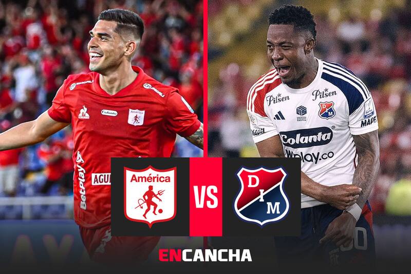 por la Liga Colombiana. Foto: RRSS América de Cali y DIM.